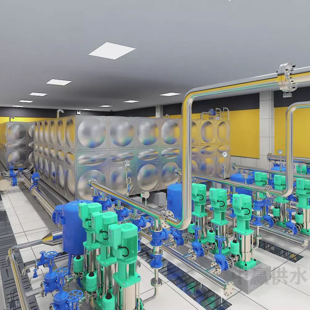 全自動(dòng)恒壓變頻供水設(shè)備(二用一備,一拖三,一控三) 全自動(dòng)恒壓變頻供水設(shè)備(二用一備,一拖三,一控三)